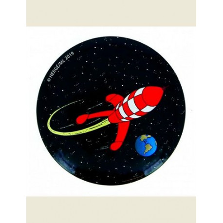 FUSEE TINTIN MAGNET 6CM