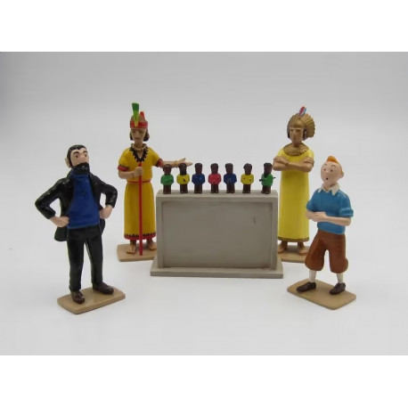 LA SCENE DE LAUTEL TINTIN LE TEMPLE DU SOLEIL PIXI 4572
