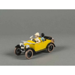TINTIN MILOU ET COCO DANS LA VOITURE TINTIN AU CONGO PIXI 4564