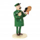 JULES GARDIEN DE MUSEE ET LE MASQUE TINTIN LOREILLE CASSEE PIXI 4563