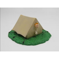 TINTIN ET MILOU DANS LEUR TENTE LOREILLE CASSEE PIXI 4569