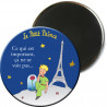 LE PETIT PRINCE A PARIS ROSE BLEU MAGNET ROND 50 MM
