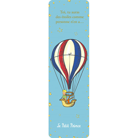 LE PETIT PRINCE MONTGOLFIERE MARQUE PAGES CLASSIQUE