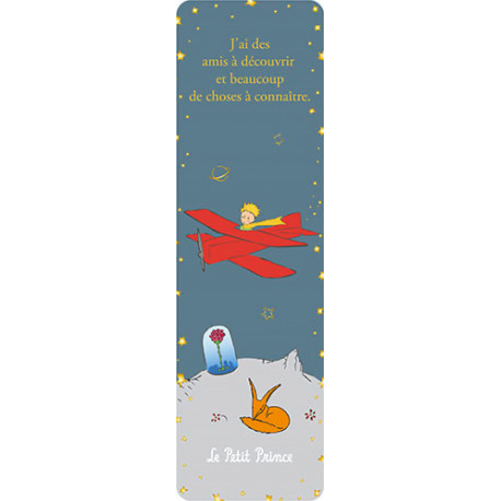 LE PETIT PRINCE AVION MARQUE PAGES MESSAGE