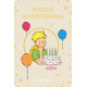LE PETIT PRINCE BALLON JOYEUX ANNIVERSAIRE CARTE POSTALE 10X15CM