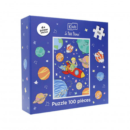 LE PETIT PRINCE DANS SA FUSEE PUZZLE 100 PIECES VERTICALE