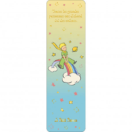 LE PETIT PRINCE ARC EN CIEL MARQUE PAGES DEGRADE