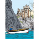 TINTIN SUR SON BATEAU ILE NOIRE CHEMISE PLASTIQUE 21X29CM