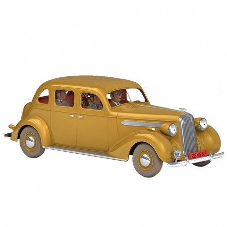 LA CONDUITE INTERIEURE BEIGE TINTIN ET LES SEP BOULES DE CRISTAL VOITURE 13 CM