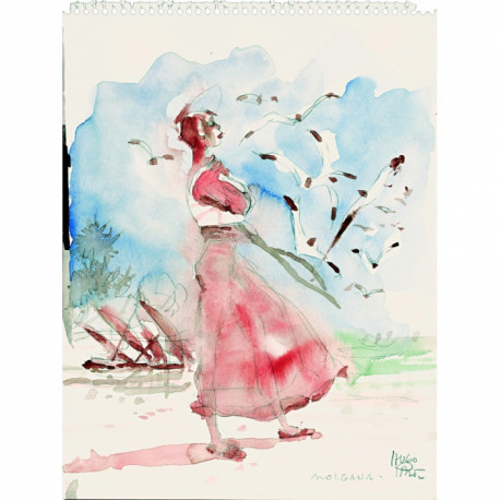 MORGANA LES FEMMES DE CORTO MALTESE CARTE POSTAL