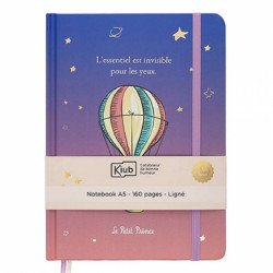 CARNET DE NOTES LE PETIT PRINCE EN MONTGOLFIERE