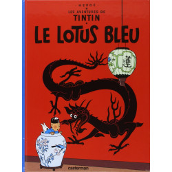 TINTIN PETIT FORMAT COULEURS T5 LE LOTUS BLEU